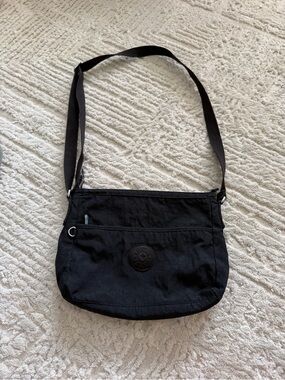 Kipling Nylon Black Crossbody Shoulder Bag